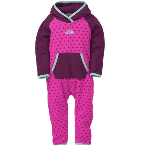 The North Face Glacier One Piece Fleece Bunting - Infant - Kid's - Picture 1 of 7